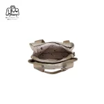 تصویر اختصاصی از نمای زیپ باز کیف زنانه دوشی چیبائو کد ۴۰۳۵ در رنگ طوسی