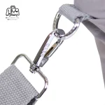 تصویر اختصاصی از نمای جزئیات کیف زنانه دوشی بستو BSTO کد ۹۸۱۸ در رنگ طوسی