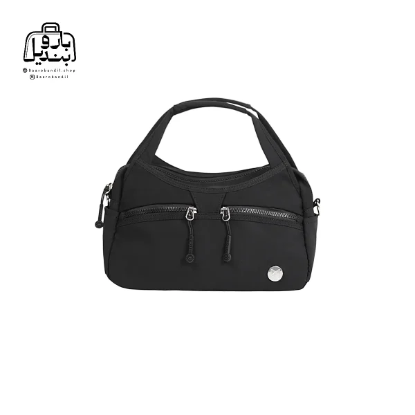 تصویر اختصاصی از نمای جلوی کیف زنانه حاصل Hasel کد ۱۵۵۳-۱ در رنگ مشکی